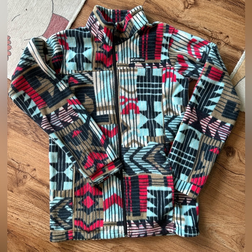Columbia Zing 3 (Iii) Fleece Jacket. Youth Size Xl, Like New Condition